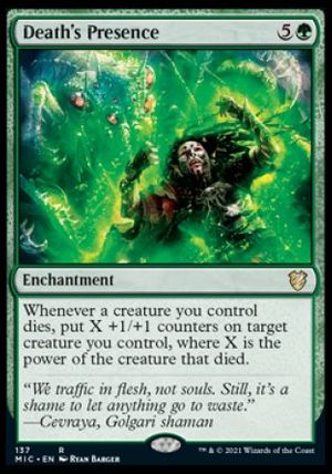 Death's Presence (Innistrad Midnight Hunt Commander Decks)