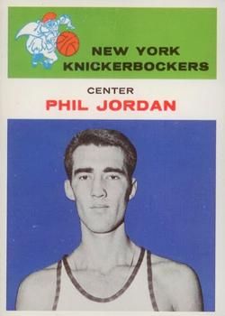 Phil Jordon 1961 Fleer #24 Sports Card