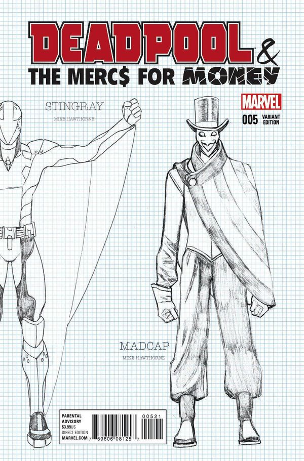 Deadpool & the Mercs  for Money #5 (Hawthorne Design Variant)