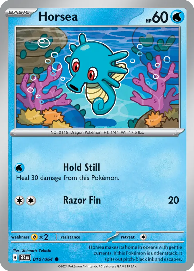 Horsea (10/64) - Shrouded Fable Pokémon Card