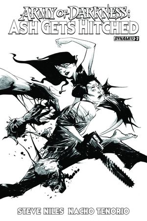 Army of Darkness: Ash Gets Hitched #2 (Lee Black and White Line Art)