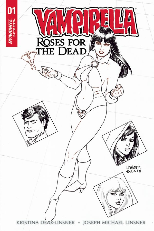 Vampirella Roses for the Dead #1 (Cover F 40 Copy Cover Linsner B&amp)