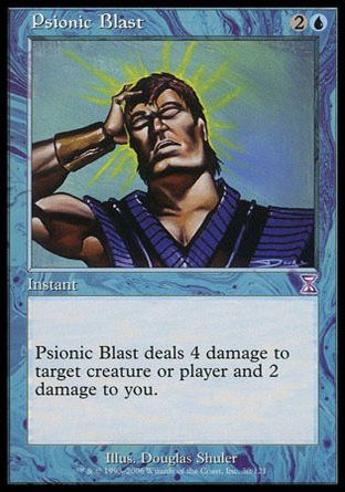 Psionic Blast (Time Spiral) Trading Card