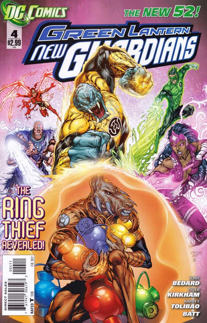 Green Lantern: New Guardians #4 Comic