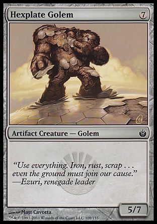 Hexplate Golem (Mirrodin Besieged) Trading Card