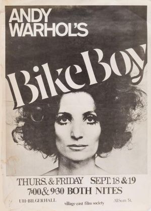 Andy Warhol's Bike Boy Film Poster 1967