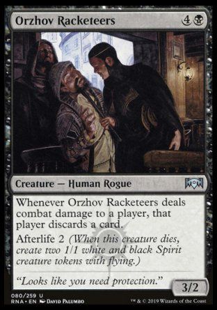 Orzhov Racketeers (Ravnica Allegiance) Trading Card