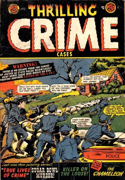 Thrilling Crime Cases #44 Comic