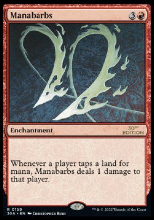 Manabarbs (Magic 30th Anniversary Edition) Trading Card