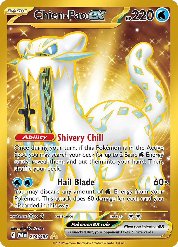 Chien-Pao ex (274/193) - Paldea Evolved Pokémon Card