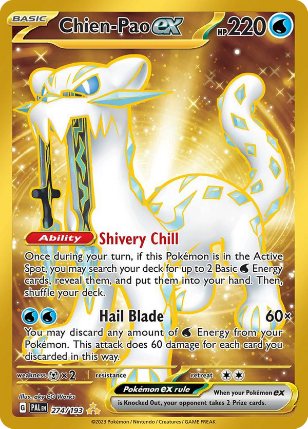 Chien-Pao ex (274/193) - Paldea Evolved