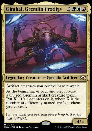 Gimbal, Gremlin Prodigy (March of the Machine Commander Decks) Trading Card