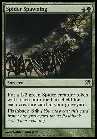 Spider Spawning (Innistrad) Trading Card