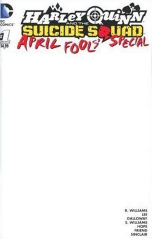 Harley Quinn and the Suicide Squad: April Fool's Special #1 (Blank Sketch Variant)