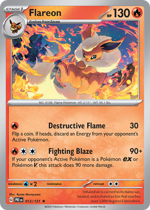 Flareon (13/131) - Prismatic Evolutions