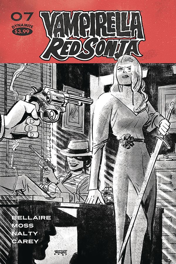 Vampirella Red Sonja #7 (40 Copy Romero B&w Cover)