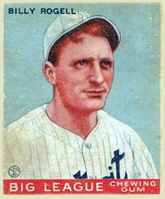 Billy Rogell 1933 Goudey (R319) #11 Sports Card