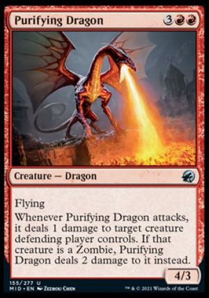 Purifying Dragon (Innistrad: Midnight Hunt)