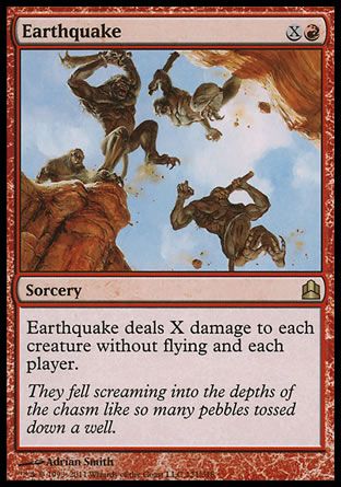 Earthquake (MTG Commander) Trading Card