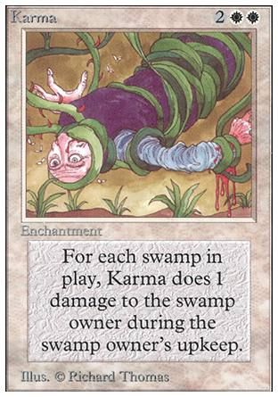 Karma (Unlimited) Trading Card