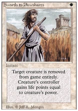 Swords to Plowshares (Revised Edition) Trading Card