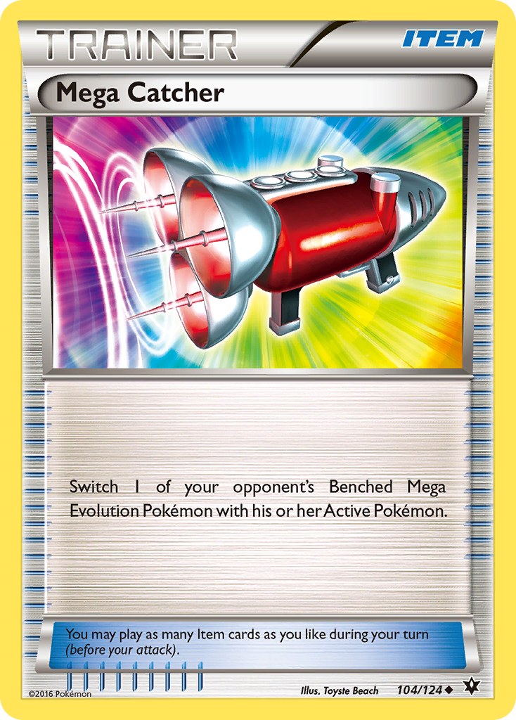 Mega Catcher (Trainer: Item) (104/124) - Fates Collide Pokémon Card