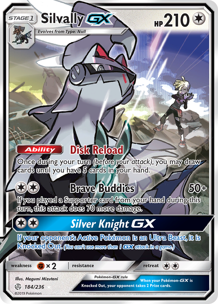 Silvally GX (184/236) - Cosmic Eclipse Pokémon Card