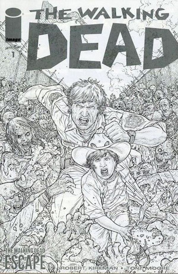 The Walking Dead #1 (The Walking Dead Escape 2014 Sketch)