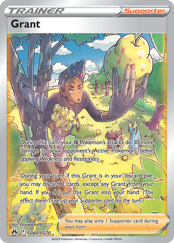 Grant (Trainer: Supporter) (GG62) - Crown Zenith Galarian Gallery Pokémon Card