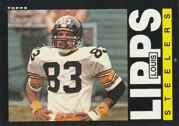 Louis Lipps 1985 Topps #358 Sports Card