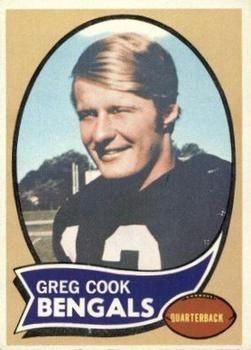 Greg Cook 1970 Topps #235 Sports Card