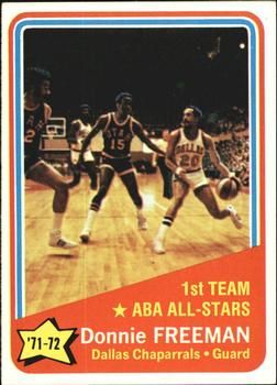 Donnie Freeman 1972 Topps #252 Sports Card