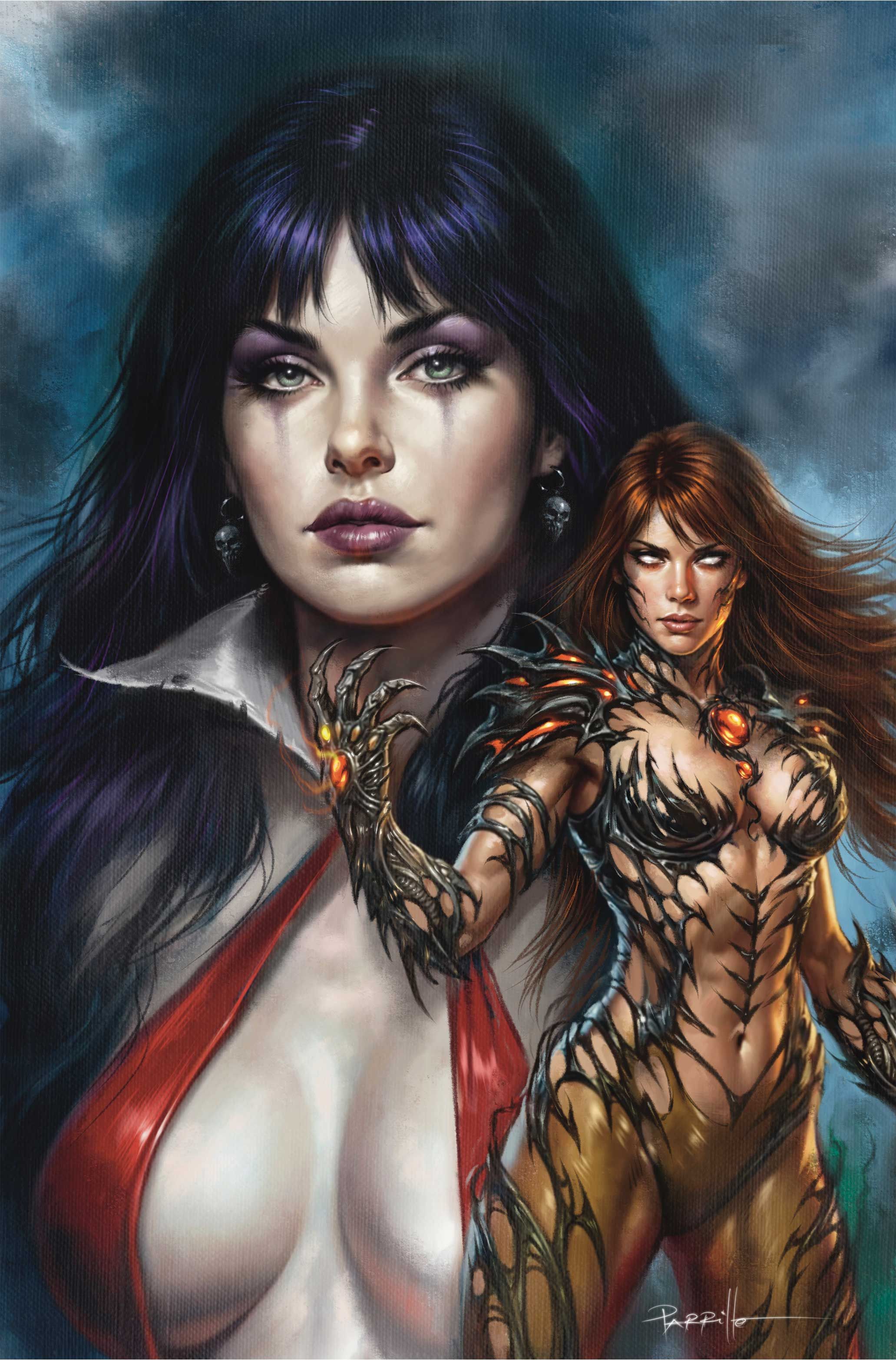 Vampirella X Witchblade Special #1 (Cvr G Lucio Parrillo Metal Premium Variant) Comic