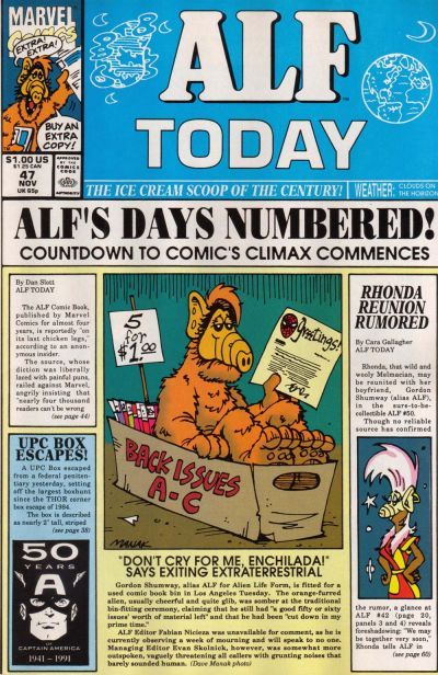 ALF #47 Comic