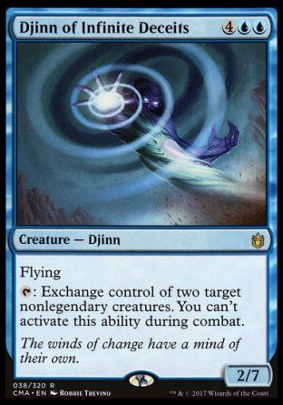 Djinn of Infinite Deceits (Commander Anthology) Trading Card