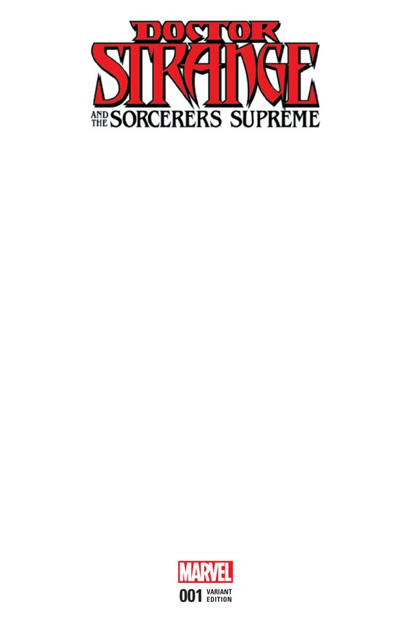 Doctor Strange and the Sorcerers Supreme #1 (Blank Variant)