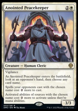 Anointed Peacekeeper (Dominaria United) Trading Card