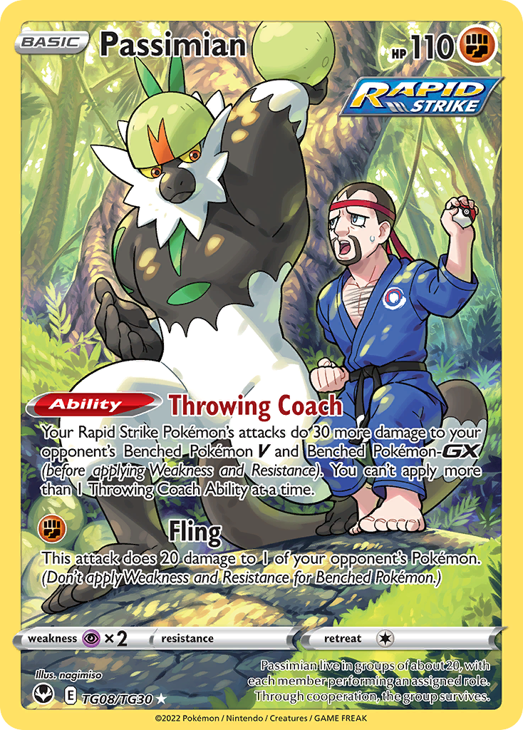 Passimian (TG08) - Silver Tempest Trainer Gallery Pokémon Card