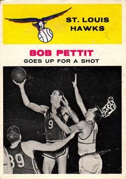 Bob Pettit 1961 Fleer #59 Sports Card