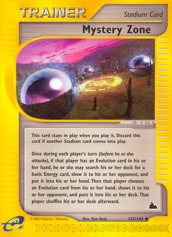 Mystery Zone (137/144) - Skyridge Pokémon Card