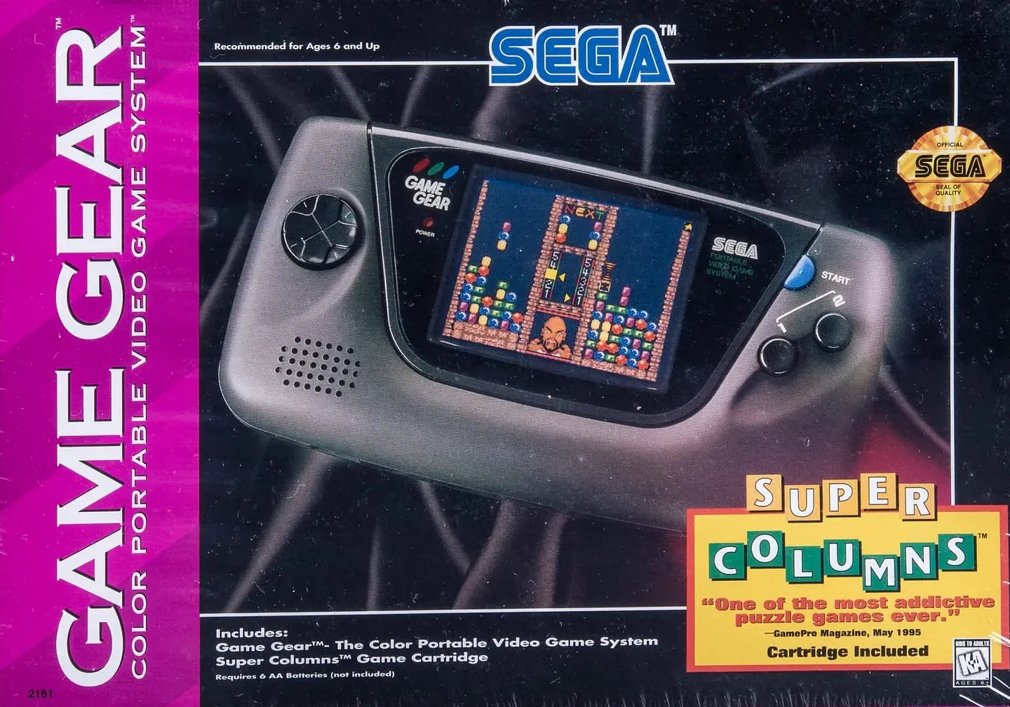 Sega Game Gear System [w/ Super Columns] Video Game