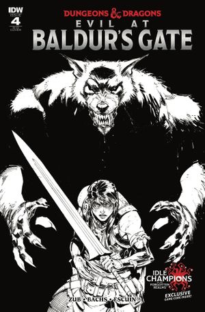 Dungeons & Dragons Evil At Baldurs Gate #4 (20 Copy Cover Dunbar)