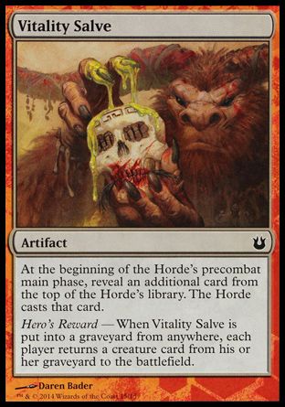 Vitality Salve (Born of the Gods Challenge Deck : Battle the Horde) Trading Card