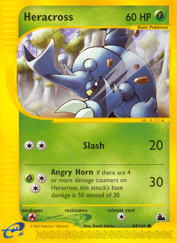 Heracross (64/144) - Skyridge Pokémon Card