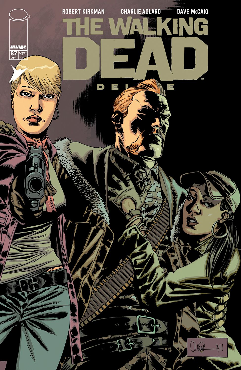 Walking Dead: Deluxe #87 (Cvr B Charlie Adlard & Dave Mccaig Variant) Comic