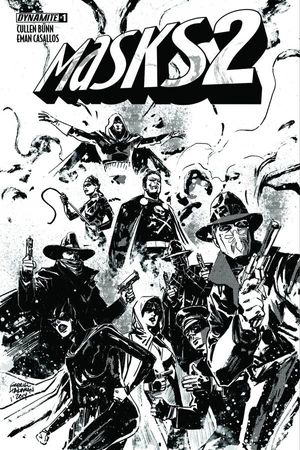 Masks 2 #1 (50 Copy Hardman B&amp;w Cover)