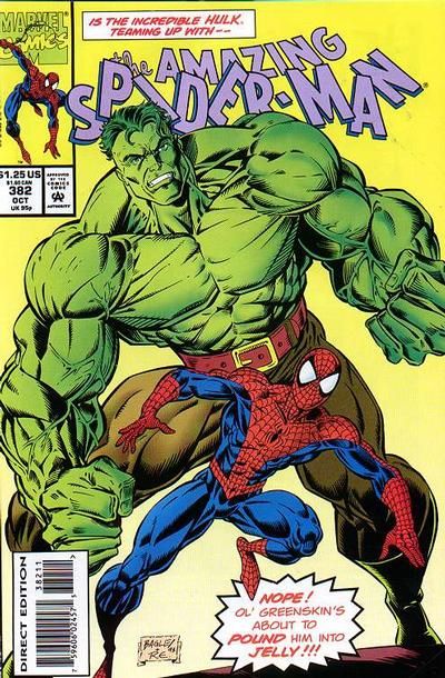 Amazing Spider-man #382 near mint condition comic 1993 