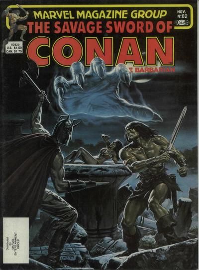 The Savage Sword of Conan #82 Comic