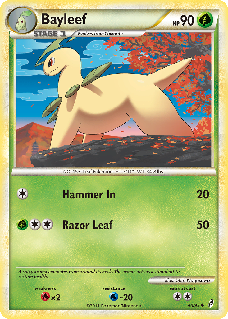 Bayleef (40/95) - Call of Legends Pokémon Card