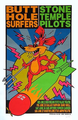 Butthole Surfers & Stone Temple Pilots Summer Tour 1993 Value